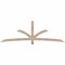 Ekena Millwork Davenport Smooth Timber Gable Bracket, Douglas Fir, 96"W x 32"H x 3 1/2"D x 3 1/2"F, 8/12 Pitch GBW096X32X0404DAV00SDF - alternate 1